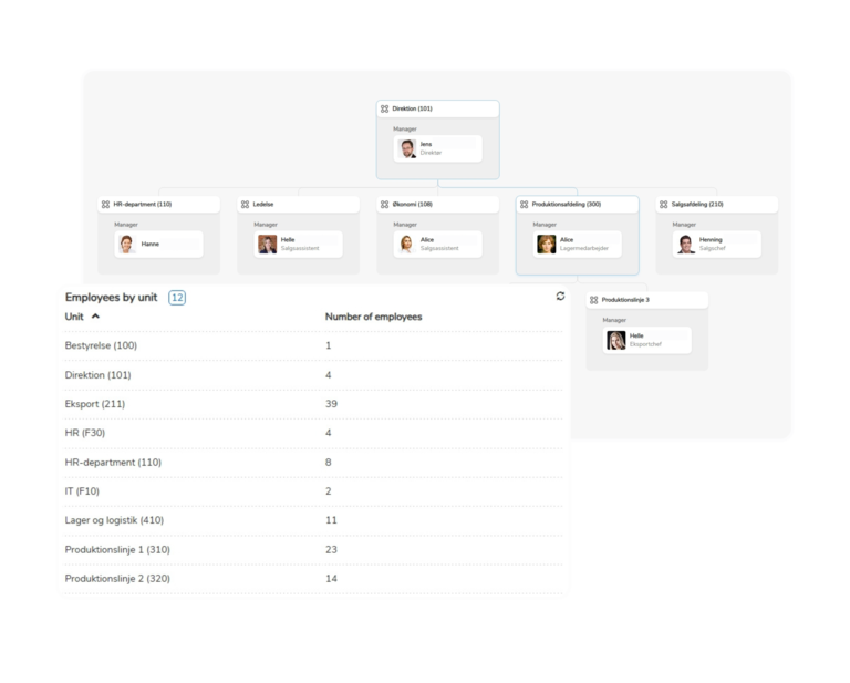 Organization structure